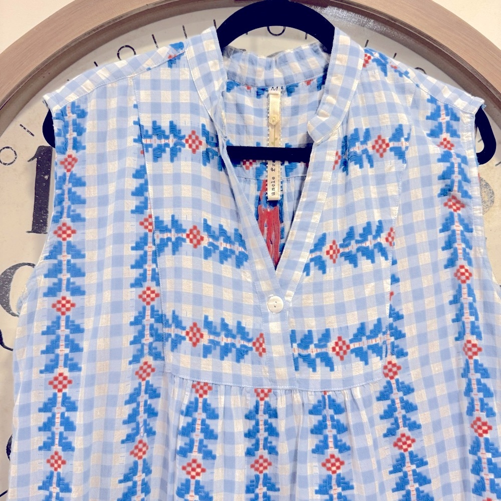 Uncle Frank Cute check dress Size M - Picture 9 of 9
